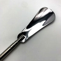 High Quality 64cm Long Shoe Horn Flexible Retractable Metal Handle Shoehorn Metal Durable And Lightweight Shoes Horn Accessories