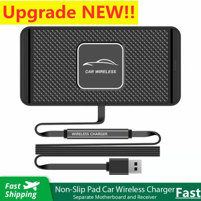 15W Wireless Charger Car Wireless Charging Dock Pad For iPhone 14 13 12 11 Pro Max Samsung Xiaomi Fast Phone Car Chargers Stand