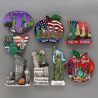 American Tourism New York Statue of liberty Atlantic City Times Square New York City fridge magnet magnetic refrigerator sticker