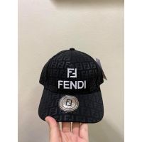 GAB หมวกแก๊บ หมวก Fendi หมวกแฟชั่นสีดำ พร้อมส่งจากไทย ผู้หญิงผู้ชายใส่ได้ หมวกใส่เที่ยว