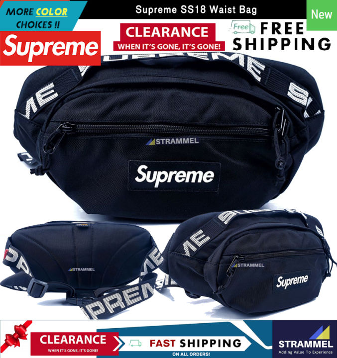 Supreme Waist Bag (SS18) Black