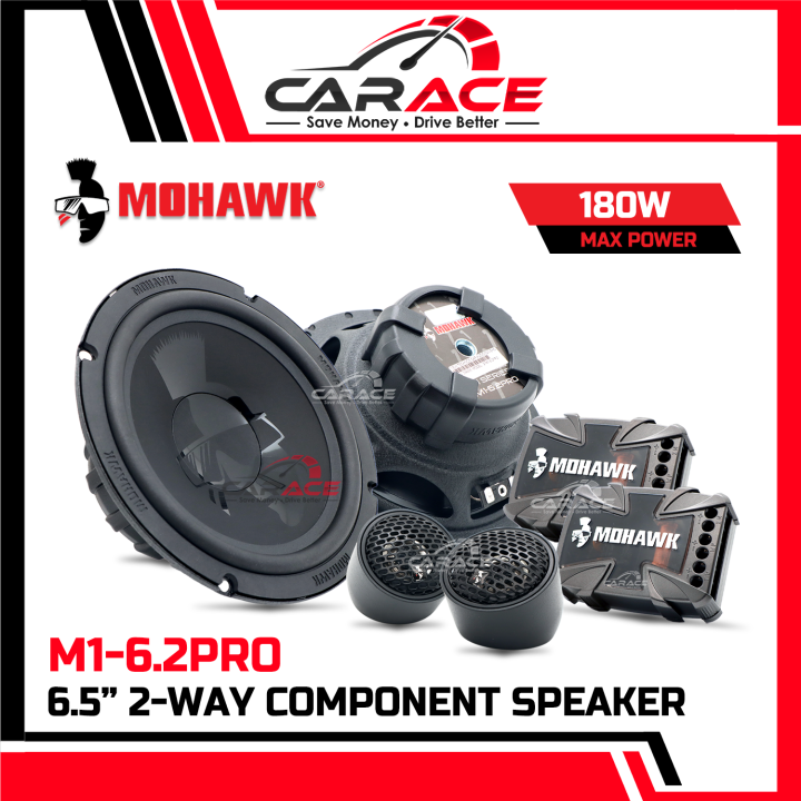 MOHAWK M16.2PRO 6.5" 2Way Component Speaker 180W 6.5 Inch Component