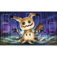 Pokemon PTCG Battle Card Table Mat Card Kyogre VS Groudon Eevee Mimikyu Charmander Mewtwo 600X350x1.5Mm DIY Double Mat Kids Toy