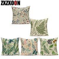 hot！【DT】▬☫  Polyester Leaves Pillows Cushion Cover for Sofa Capa De Almofadas Room