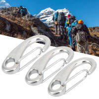 4pcs 70mm Heavy Duty Snap Rope Hook Stainless Steel Spring Snap Hook Clip Marine Grade carabiner