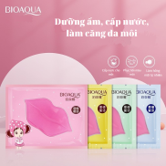 Mặt nạ dưỡng môi BIOAOQUA, giảm thâm và giúp căng mọng môi hồng hào