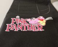 ผ้าหุ้มเบาะ มอเตอร์ไซค์ลาย (PINK PANTHER) ผ้าเบาะแต่งรถ อะไหล่แต่งรถ มอเตอร์ไซค์ งานเกรดA