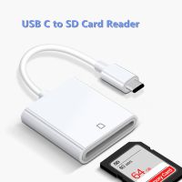 Adaptor pembaca kartu memori USB Tipe C ke SD TF USB koneksi pintar pembaca kartu memori untuk Macbook Pro Port tipe-c