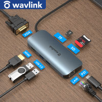 Wavlink USB-C HUB HDMI-Compatible Video Adapter Signal Converter Type-C Mini Docking Station For Windows MAC OS USB HUB Splitter