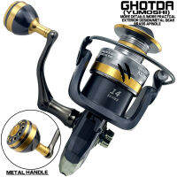 GHOTDA New Design KS2000-7000 Fishing Reel Large Line Capacity for Bass Pike Fishing Gear