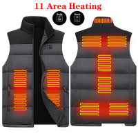 2021 11 Heated Vest Jacket Graphene Men Women Coat Clothes Inligent Electric Heating Thermal Warm Clothes Winter Heated Hunt