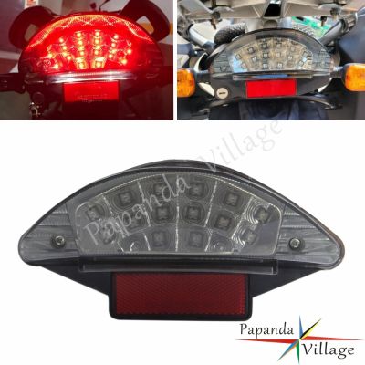 For BMW R1200GS F650 F800 R1200 ST GS ADV Motorcycle 12V Red Brake Stop Lamp 16PCS LED Rear Tail Light License Plate Indicator