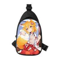 HOT MOUMOU# Anime the helpful fox senko san New Men Cross Chest Bag Diagonally Women Shoulder Bag Husband School Waist Pack Male chest pack