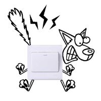 ◑☇☁ Switch Sticker Various Wall Stickers Light Switch Decor Decals Art Mural Living Room Home Home Decor Vinilo Decorativo