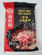 Gói 220g NƯỚC CỐT LẨU CAY MALA dạng sệt Malaysia HAIDILAO Spicy Hot Pot