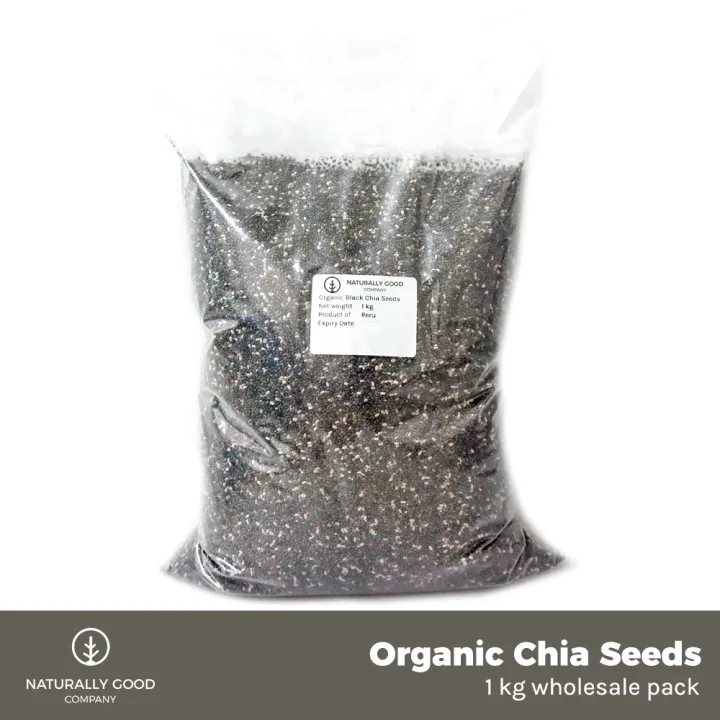 Organic Chia Seeds (1 kg bulk pack) Lazada PH