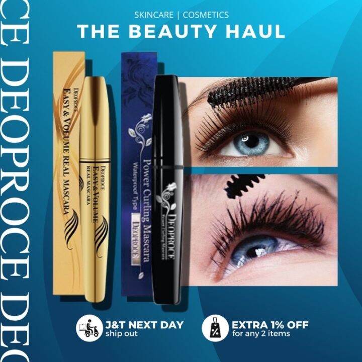 DEOPROCE Easy & Volume Real Mascara | Power Curling Mascara | Lazada PH