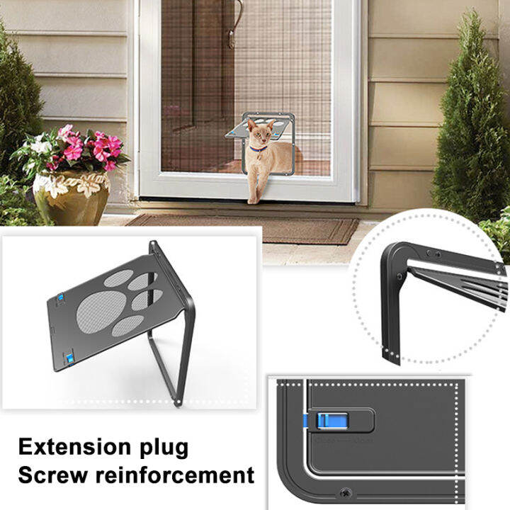 outdoor-lockable-door-safe-magnetic-screen-dogs-cats-window-gate-house-enter-freely-easy-install-large-dog-small-cat-gates