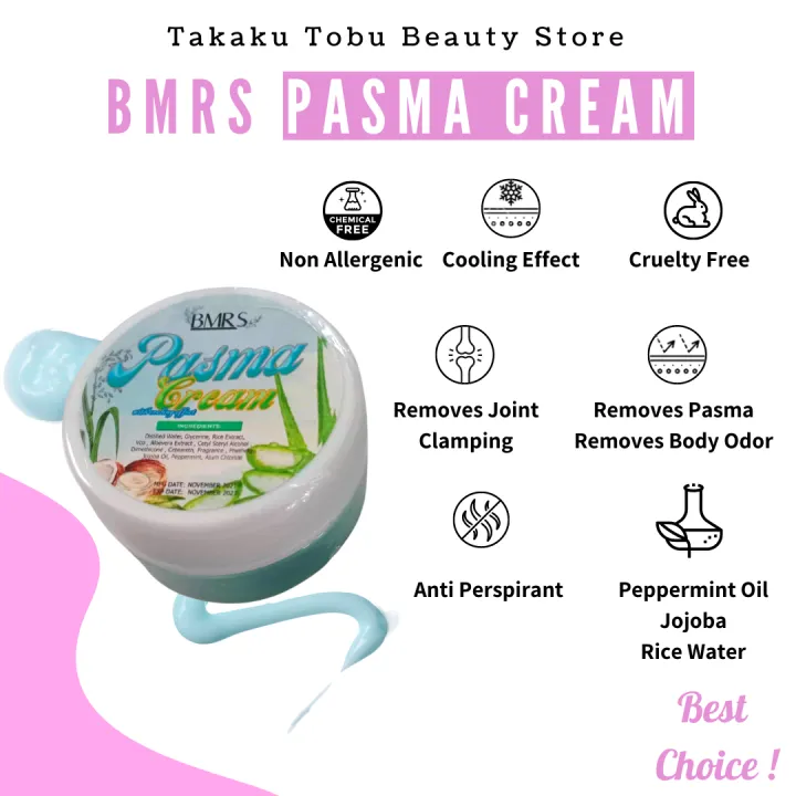 Original BMRS PASMA CREAM Antiperspirant fresh serumAnti Pasma Anti
