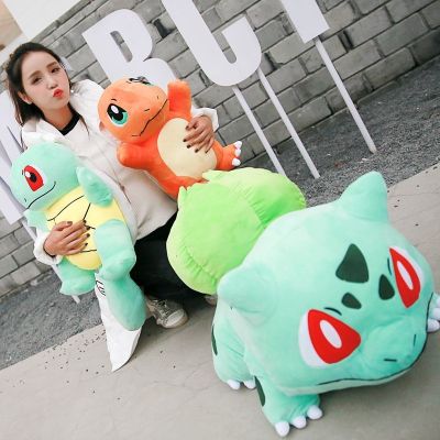 ธ.ค. ตุ๊กตาของเล่นสอดไส้ตุ๊กตายัดนุ่นขนาดใหญ่ลายโปเกมอน Peluche Bulbasaur หมอนเต่าของเล่นตุ๊กตาของขวัญเด็กคริสต์มาส