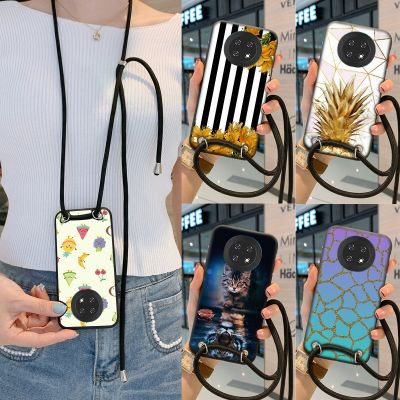 Necklace Lanyard Rope Cover Case For ZTE Blade A51/Blade 20 Smart 20 Pro 10 A3 A31 Lite Plus A5 A520 A530 Bumpers Phone Cases