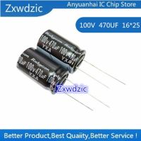 {20 PCS} 100V  470UF  16*25  high frequency low resistance long life electrolytic capacitor 470UF 100V 47x25 WATTY Electronics