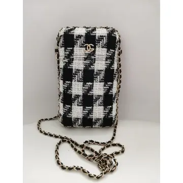 Chanel Tweed Chain Around Phoneholders  Bragmybag