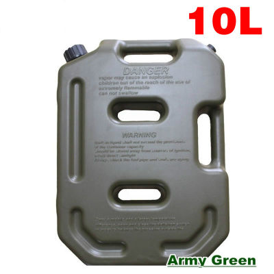 10L Liter Jerrycan Practical Long-Haul Gasoline Diesel Fuel Tank Can Pack For Offroad SUV ATV Motorcycle Tricycle Fuel Container