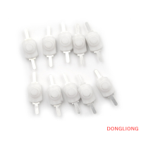 DONGLIONG สวิตช์เปิดปิดสำหรับไฟฉายไฟฟ้า1A ไฟฟ้ากระแสตรง12*8มม. 10ชิ้น