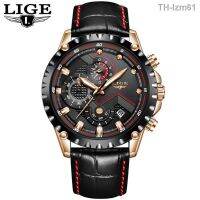 ⌚ นาฬิกา LIGE 9821 new belt noctilucent needle calendar outdoor sports personality fashion watches