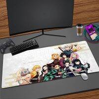 Demon Killer Mouse Pad เครื่องเกม 900x400 แผ่นขยายอะนิเมะอุปกรณ์โต๊ะคอมพิวเตอร์เมาส์คีย์พรมคอมพิวเตอร์