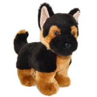 Cute realistic German Shepherd dog doll Japanese Shiba Inu doll Stationary Plush Toy Simulation Animal baby gift