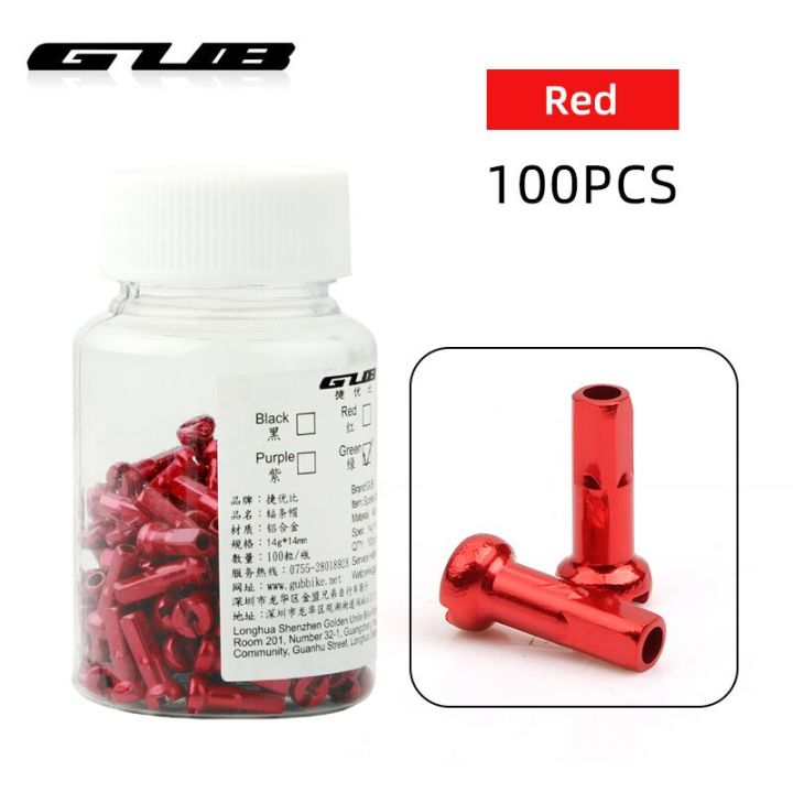 gub-100ชิ้นจุกนมโลหะผสม-g14พูดหมวก-anodized-น้ำหนักเบาชนบทฟรีตัวเลือกหลายสีจักรยานขอบล้ออุปกรณ์เสริม