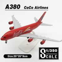 เครื่องบินเหล็กหล่อ1/350ความยาว20ซม.,เครื่องบินเหล็กหล่อ A380เครื่องบินจำลองของขวัญสำหรับเด็กผู้ชายเด็กคอลเลกชันการก่อสร้างเครื่องบิน