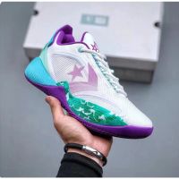 RT 2023 HOT Original✅ Conver* G4 Hi-Vis Hyper Swarm- G4 Cushioning And Mesh Breathable MenS Basketball Shoes Outdoor Sports Shoes White Green Purple （Free Shipping）