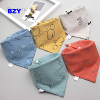 Bzy 5 ชิ้น/เซ็ต bibs ทารกผ้าฝ้ายผ้าพันคอผ้ากันเปื้อนน้ำลายเด็กให้อาหารผ้าพันคอผ้าขนหนู