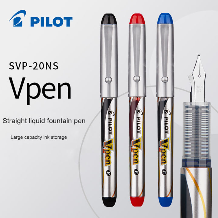 3pcs-japanese-pilot-svp-20ns-disposable-straight-liquid-vpen-pen-f-fine-nib-student-special-school-stationery