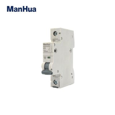 Manhua Single Phase C40 40a ป้องกันการโอเวอร์โหลด Miniature Circuit Breaker Disjoncteur แรงดันไฟฟ้ารีเลย์ Circuit Breaker
