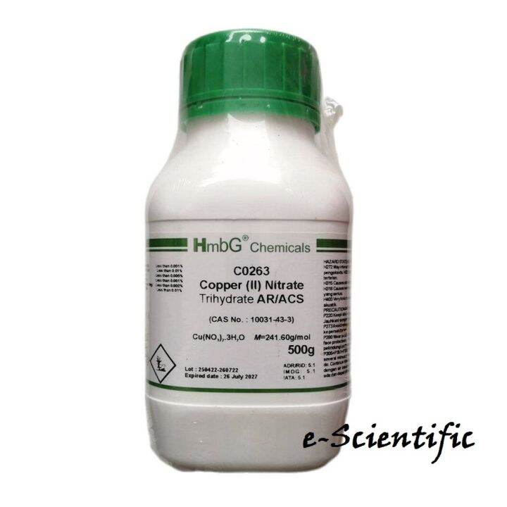 Copper (II) Nitrate, AR/ACS, HmbG Lazada