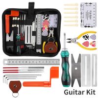 Guitar Tool Kit Repairing Maintenance Tools String Organizer &amp; Fret Replace File Bass Tool Set Cleaning Tool Accessories Kit