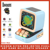 Divoom Ditoo Pro |Retro Pixel Art Game Bluetooth Speaker ลำโพงบลูทูธพกพา RGB , Mp3 Micro SD Card  รับประกันศูนย์ 1 ปี