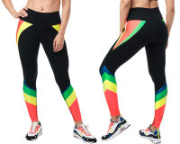 Zumba Team Talk High Waisted Ankle Leggings (กางเกงเลคกิ้งออกกำลังกายซุมบ้าและโยคะ)