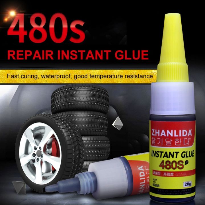 {Premium A} 480S Black Super Glue Sealer Super Caulk Car Rubber Repair