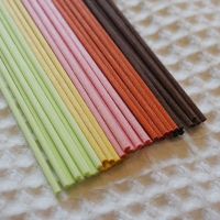 500pcs/lot Colored Reed Diffuser Replacement Sticks DIY Handmade Home Decor Extra Thick Rattan Reed Oil Diffuser Refill Sticks