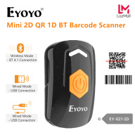 Eyoyo Máy Quét Mã Vạch Bluetooth 2D QR 1D Mini, Có Bluetooth & 2.4G Không Dây & USB Có Dây 3 Chế Độ Kết Nối, Máy Quét Hình Ảnh Ma Trận Dữ Liệu PDF417 Di Động Cho iPad, iPhone, Android, Máy Tính Bảng thumbnail
