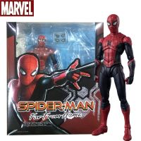 Cosetteme SHF Spiderman Action Figure Spider Man Far From Home Version Articulated Model Doll Toys Gift For Boyfriend Children