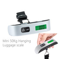 50kg Handled Digital Weighing Steelyard Mini luggage Scale Travel Suitcase Electronic Hanging Hook Scale Kitchen Tool