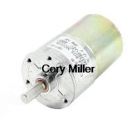 DC 12V 100RPM 37mm Dia Electric Speed Reducing Mini Gear-box Motor Electric Motors