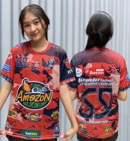 ?เสื้อกีฬา พิมพ์ลายทั้งตัว ขายดีมาก ผ้าไมโครนุ่มใส่สบาย ใส่ไดัทั้งชาย หญิง