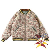 Patchwork Kapital Kountry Rayon Camo เสื้อสเวตเตอร์ถักผู้ชายผู้หญิงเสื้อ Streetwear Jackets